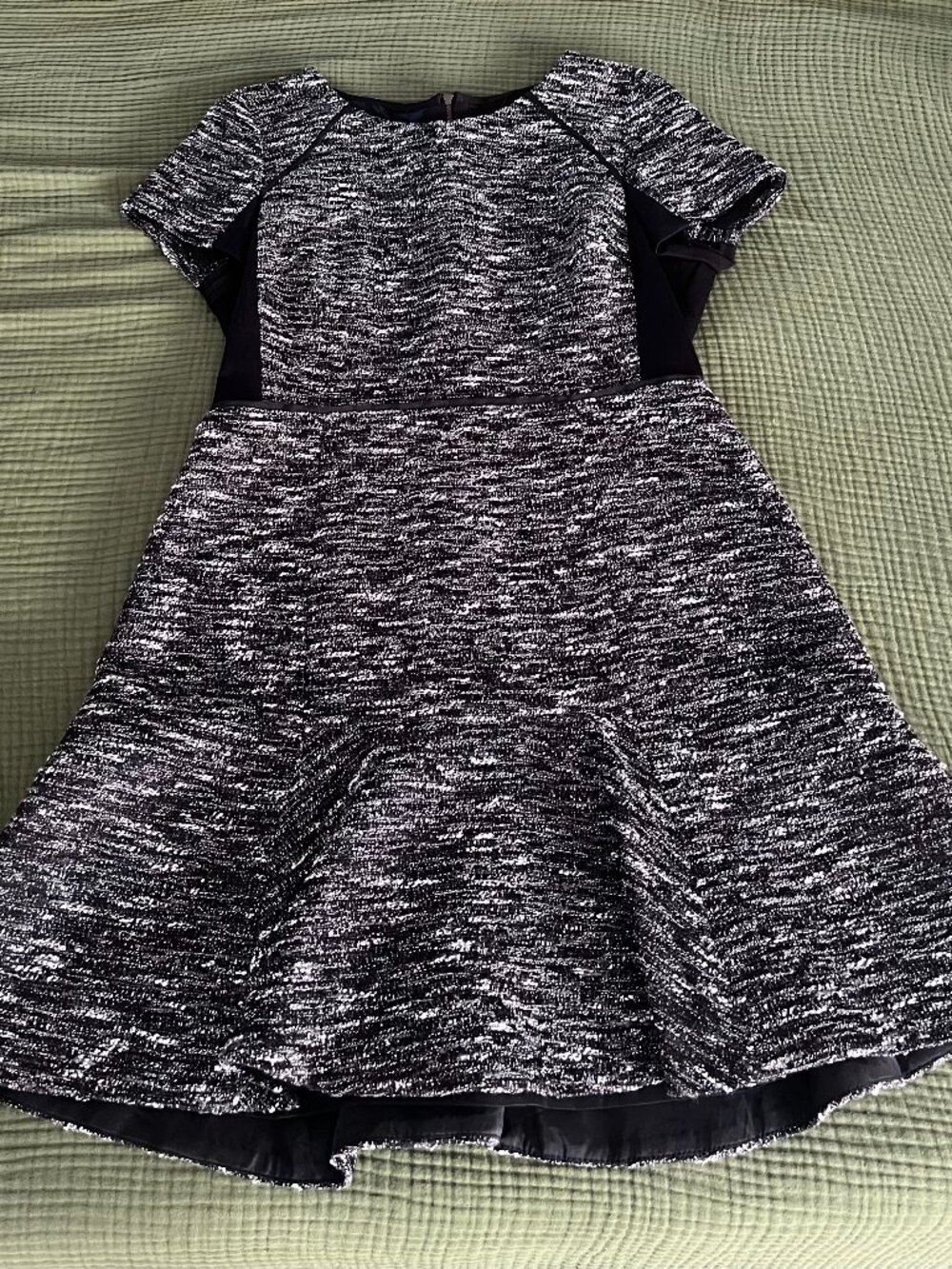 J Crew Wool Panel Dress (Fit and Flare)